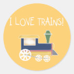 I Love Trains Tshirts and Gifts Stickers