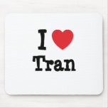 I love Tran heart T-Shirt Mouse Mats