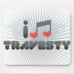 I Love Travesty Mousepads