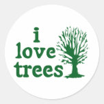 I Love Trees Sticker