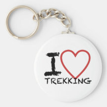 I Love Trekking Chaveiros