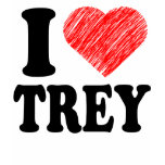 I Love Trey Heart Art tee tshirt
