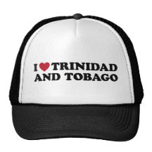 I Love Trinidad and Tobago Hats