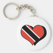 I Love Trinidad and Tobago Keychain