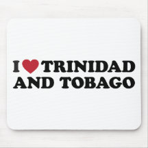 I Love Trinidad and Tobago Mousepads