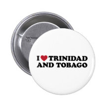 I Love Trinidad and Tobago Pin