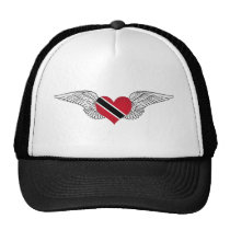 I Love Trinidad and Tobago -wings hats