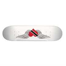 I Love Trinidad and Tobago -wings Skateboard Decks