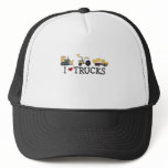 I Love Trucks Hat