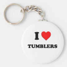 I Love Tumblers Key Chain