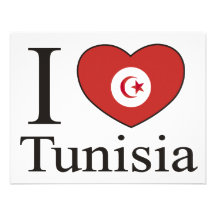 I Love Tunisia Personalized Announcement