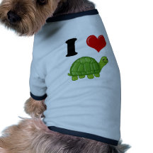I Love Turtles Pet Tee