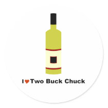 I Love Two Buck Chuck Sticker