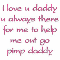 i love u daddy u always there for me to help me...