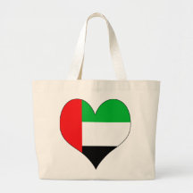 I Love Uae Canvas Bags