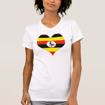 I Love Uganda T Shirt