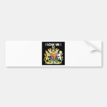 I LOVE UK-DESGN 1 FROM 933958STORE BUMPER STICKERS