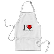 I Love Ultimate Frisbee Apron