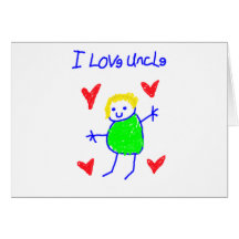 I Love Uncle Cards