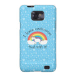 I love unicorns Deal with it! Galaxy S2 Cover