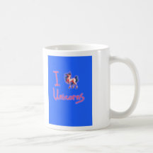i love unicorns mug