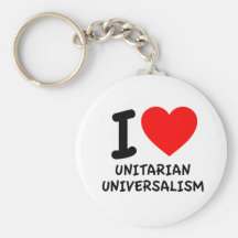 I Love Unitarian-Universalism Keychains