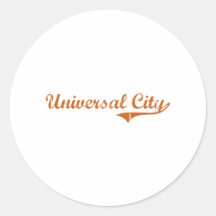 I Love Universal City Texas Sticker