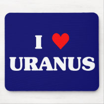 I Love Uranus Mouse Pads
