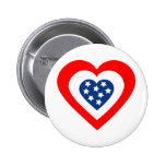 I_love_usa Pinback Button