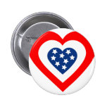 I_love_usa Pinback Buttons