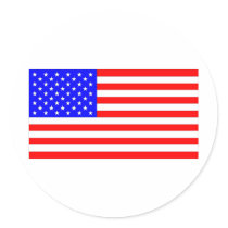 I Love USA Products & Designs! Round Sticker