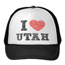 I-love-Utah.png Mesh Hat