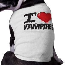I love Vampires Pet T-shirt