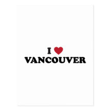 I Love Vancouver Washington Post Card