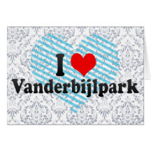 I Love Vanderbijlpark, South Africa Greeting Card