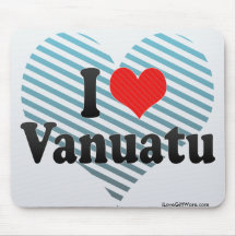 I Love Vanuatu Mousepad