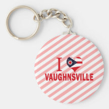 I love Vaughnsville, Ohio Key Chains