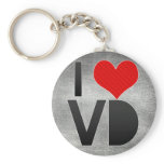 I Love VD keychains