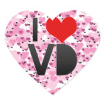 I Love VD stickers
