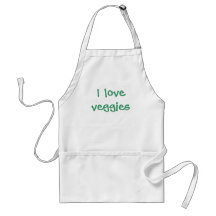 I love veggies apron