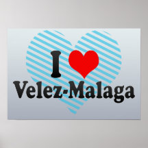 I Love Velez-Malaga, Spain Poster