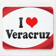 I Love Veracruz, Mexico Mouse Pads