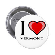 I Love Vermont Button