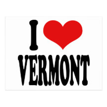 I Love Vermont Postcards