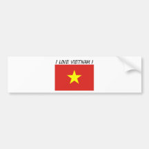 I LOVE VIETNAM-DESIGN 2 FROM 933958STORE BUMPER STICKERS