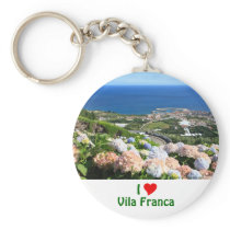 I Love Vila Franca Key Chain