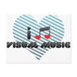 I Love Visual Music Post Card