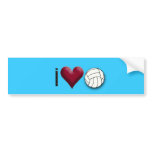 i love volleyball bumper stickers