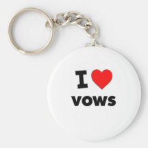 I love Vows Key Chains