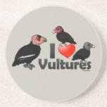 I Love Vultures (North America) Drink Coaster